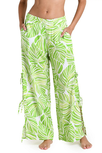 APPLE Serene Palm Wide Leg Beach Pants