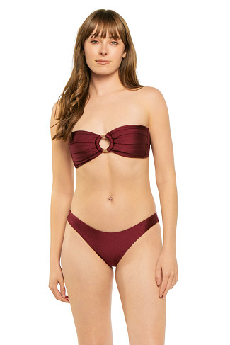 SANGRIA Sangria Bandeau Bikini Top
