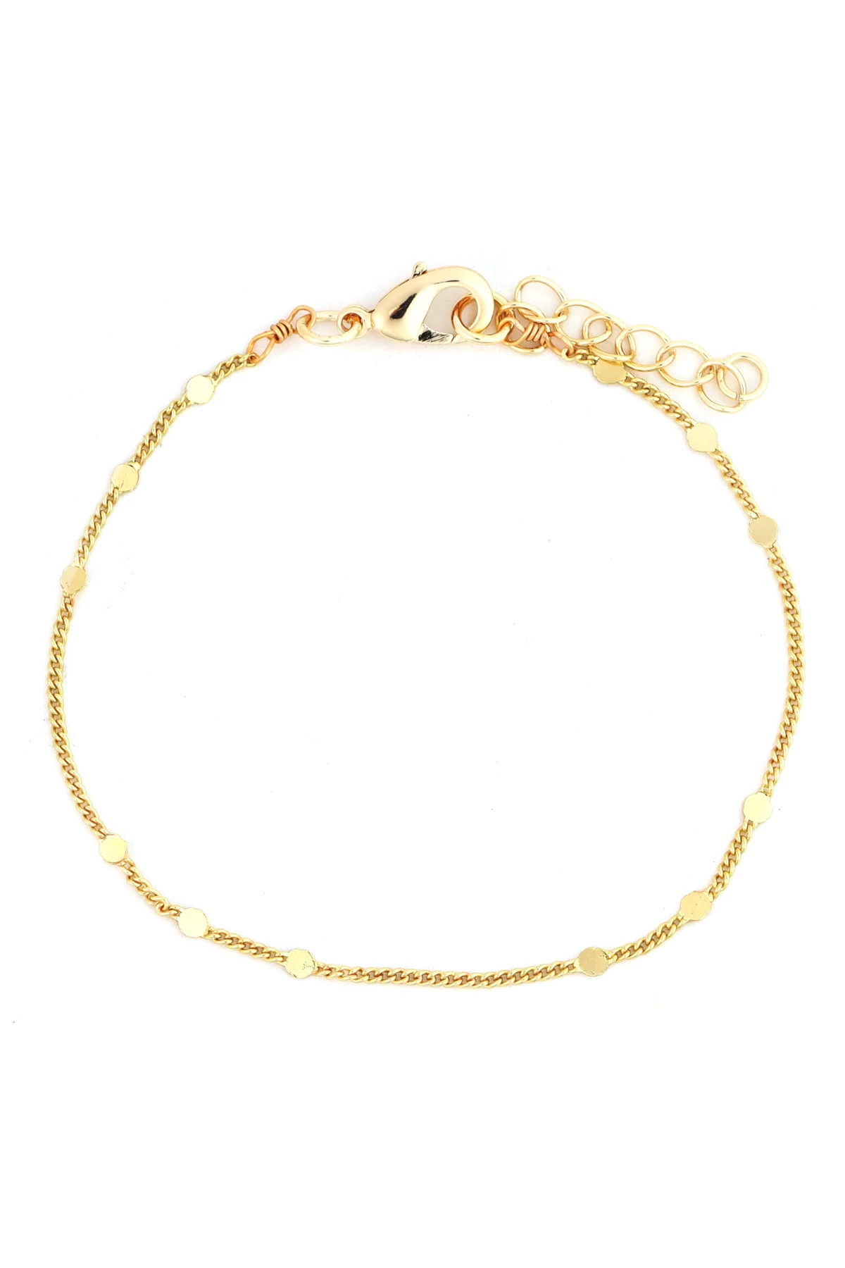 GOLD Satelite Sequin Bracelet image number 1