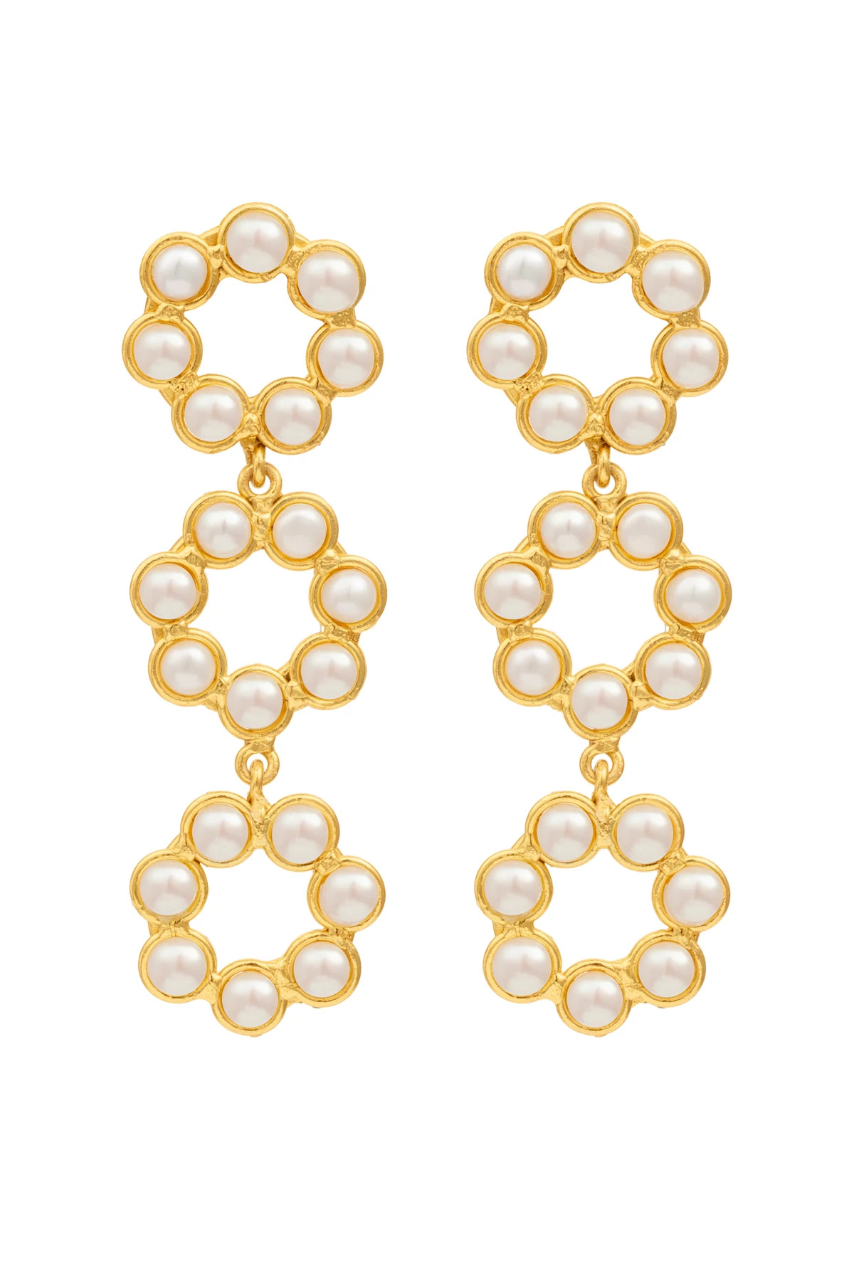 PEARL Marguerite D'oreille Drop Earrings image number 1