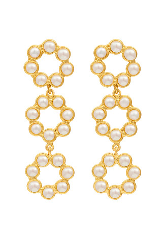 PEARL Marguerite D'oreille Drop Earrings