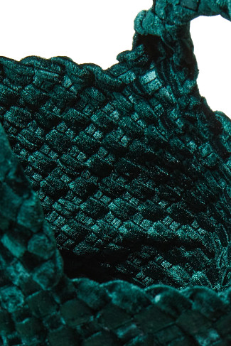 EMERALD St. Barths Petit Velvet Tote