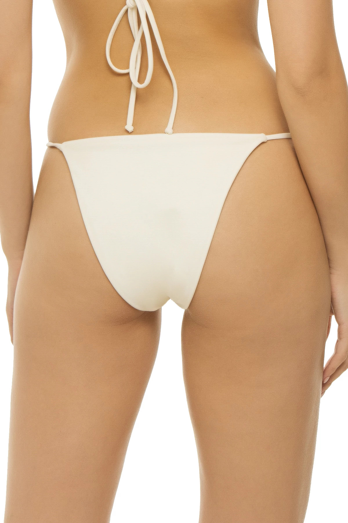 OFF WHITE CRYSTAL Giada Brazilian Bikini Bottom image number 2