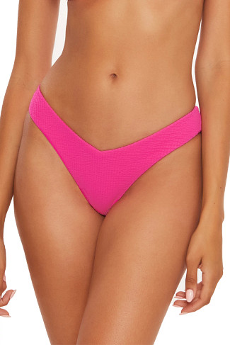 COSMOPOLITAN Tia Ruched Brazilian Bikini Bottom
