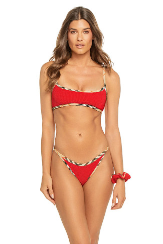 RED Tyler Crinkle Bikini Set