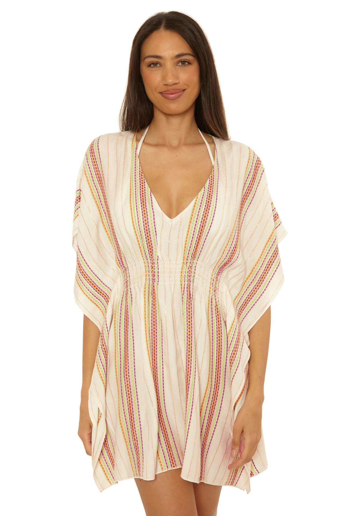 WHITE/MULTI Radiance Stripe Tunic image number 1