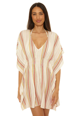 WHITE/MULTI Radiance Stripe Tunic