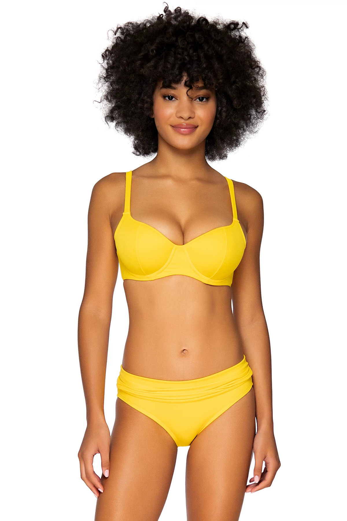 HAWAIIAN SUN Carmen Underwire Bikini Top (D+ Cup) image number 1