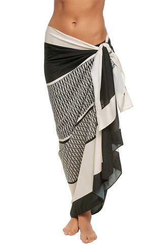 BLACK Geo Sarong