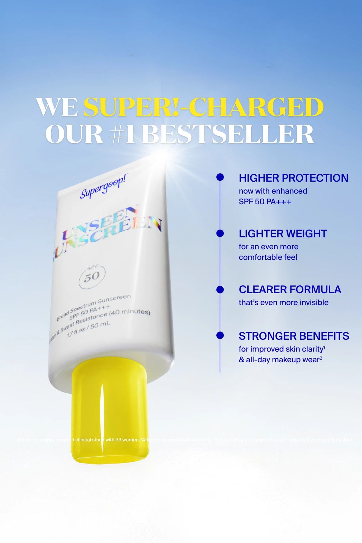 WHITE Unseen Sunscreen UPF 50 image number 5