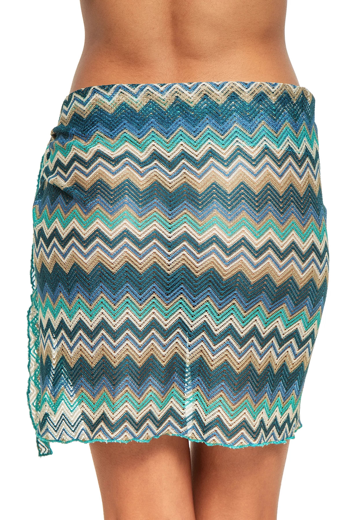 BLUE/MULTI Crochet Pareo image number 2