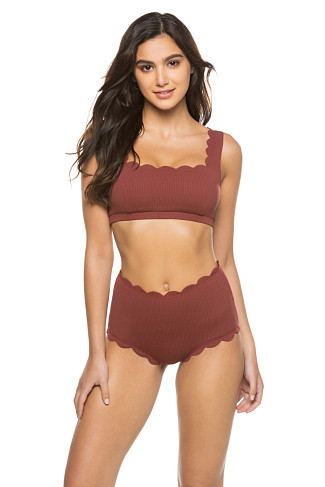 SCOOTER/BEET Palm Springs Bralette Bikini Top