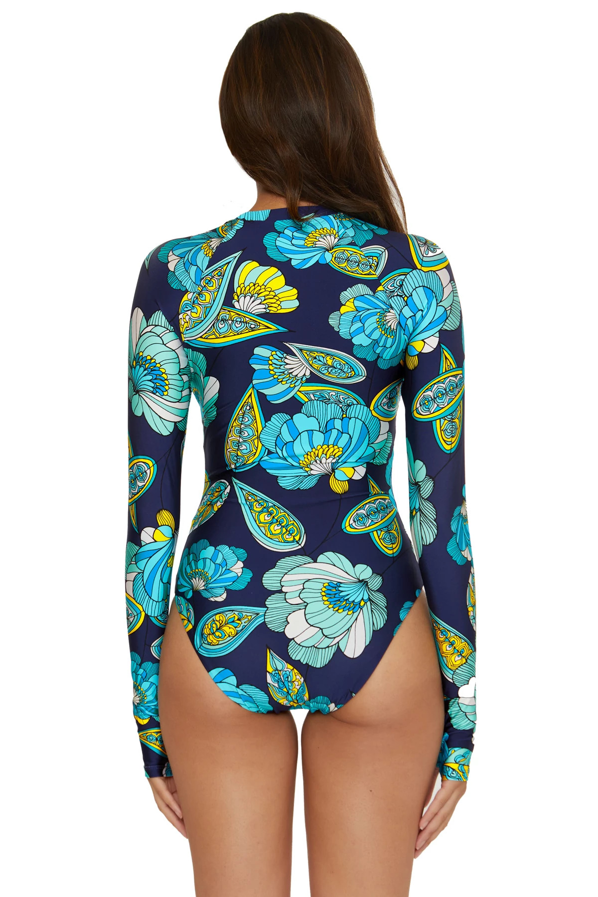 MULTI Long Sleeve Zip-Up Paddle Suit image number 2