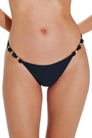 BLACK Paula Tab Side Hipster Bikini Bottom