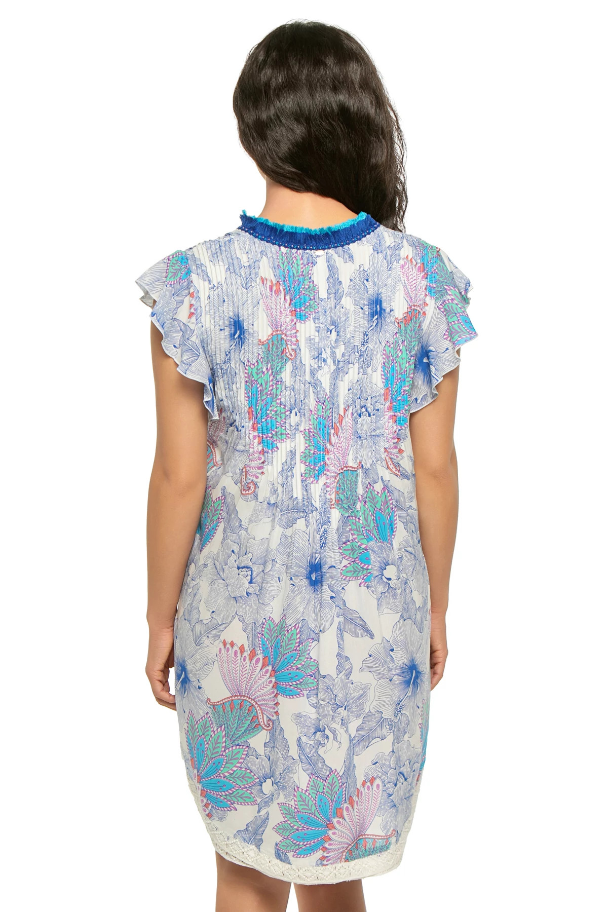 BLUE PADANG PPD Sasha Mini Dress image number 2