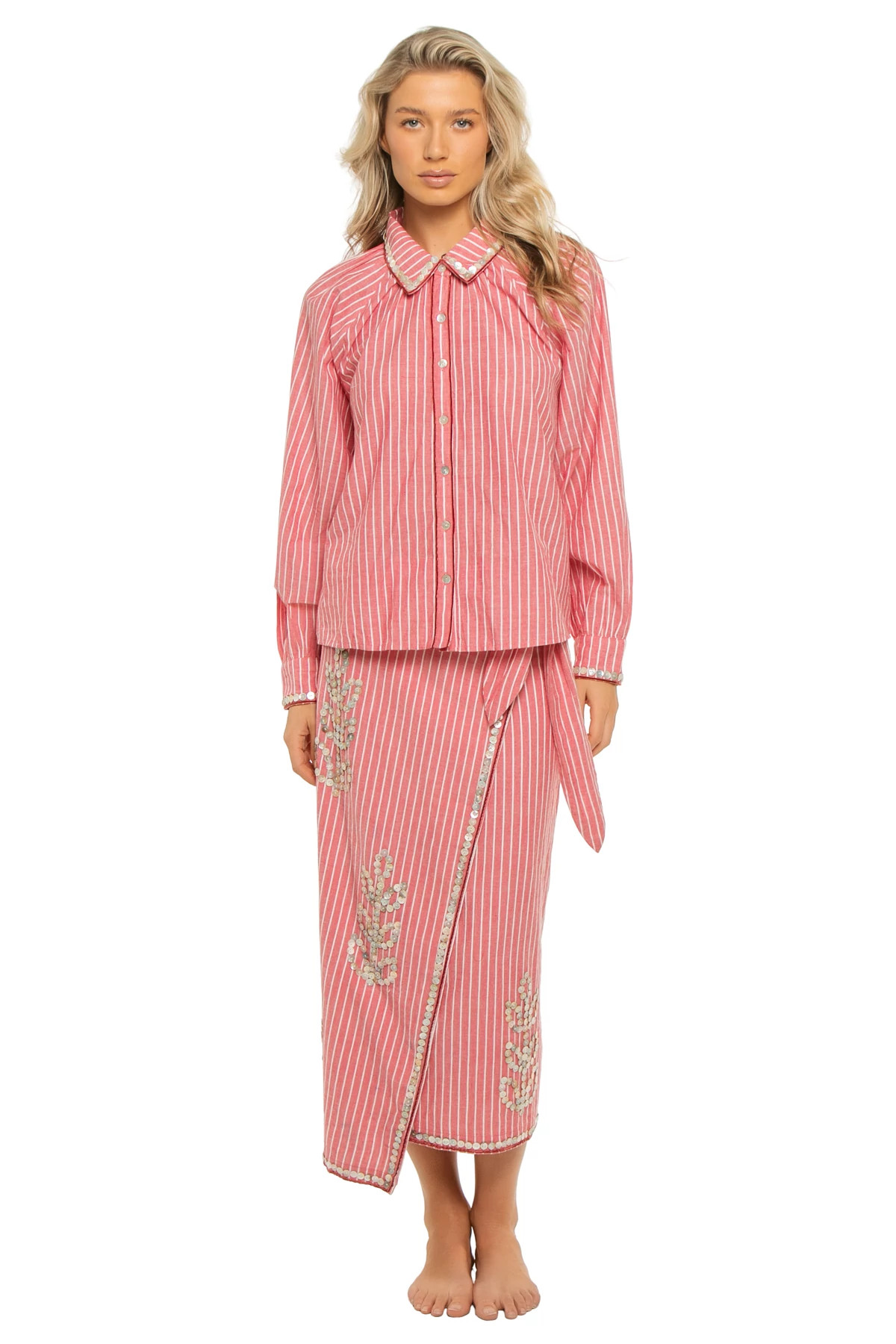 RED STRIPE Brisa Shirt image number 1