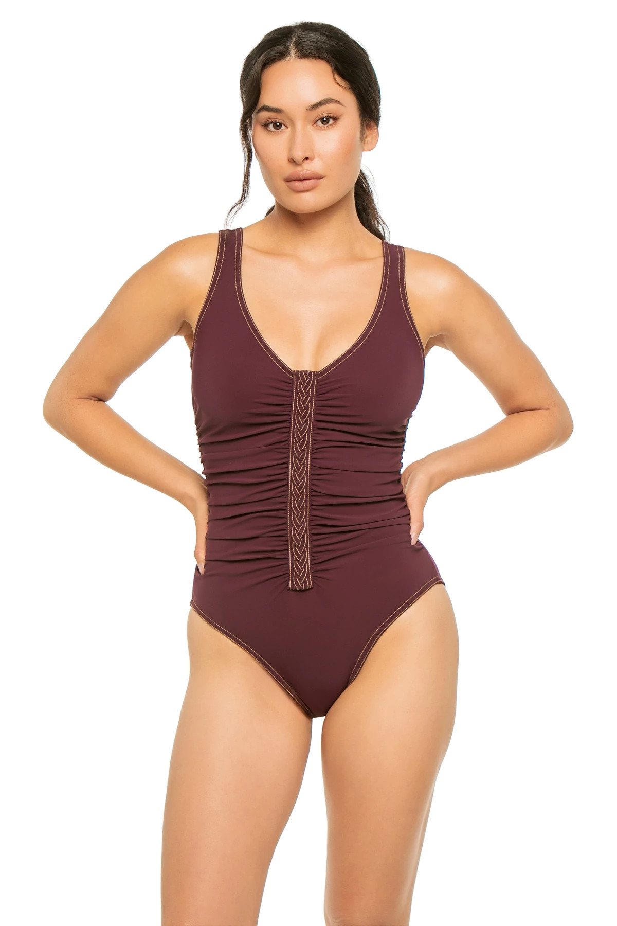 WINE Quinn One Piece Swimsuit image number 1