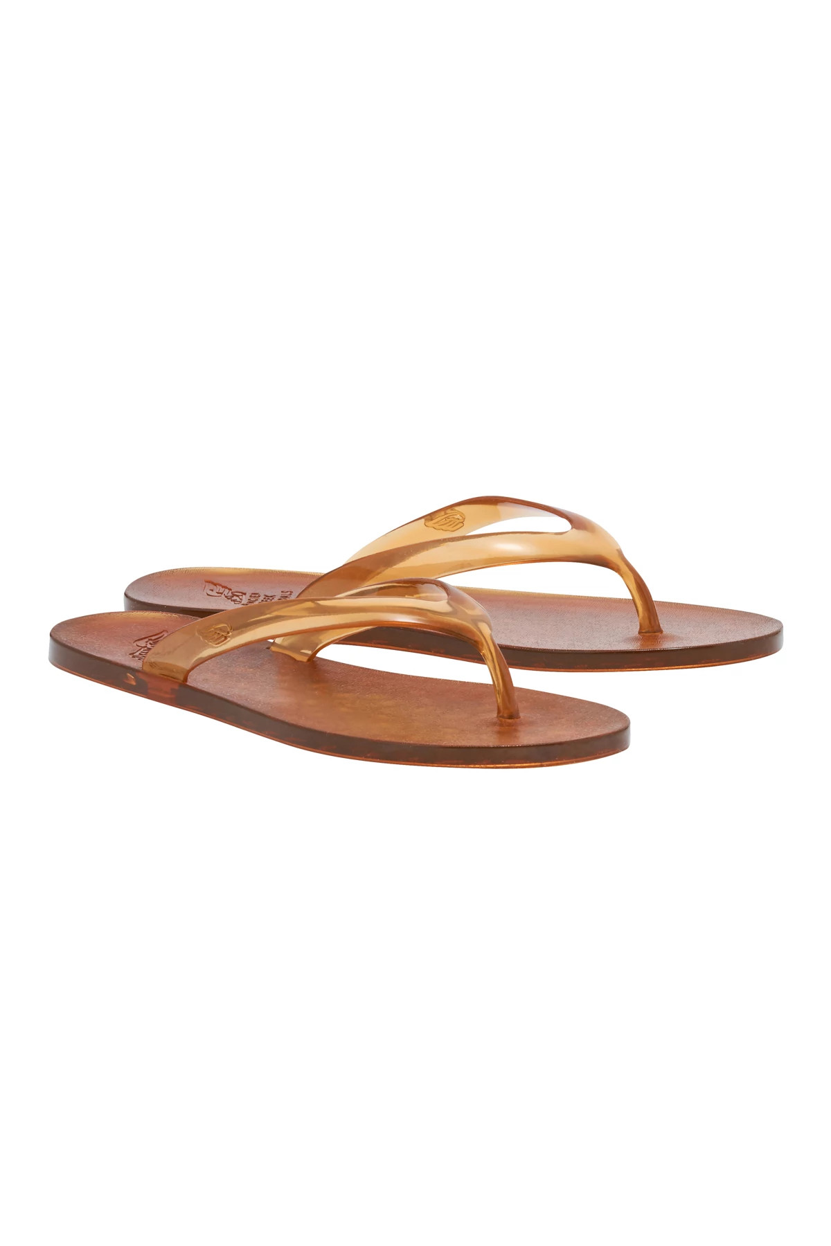 CARAMEL Jelly Flip Flops image number 2