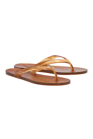 CARAMEL Jelly Flip Flops