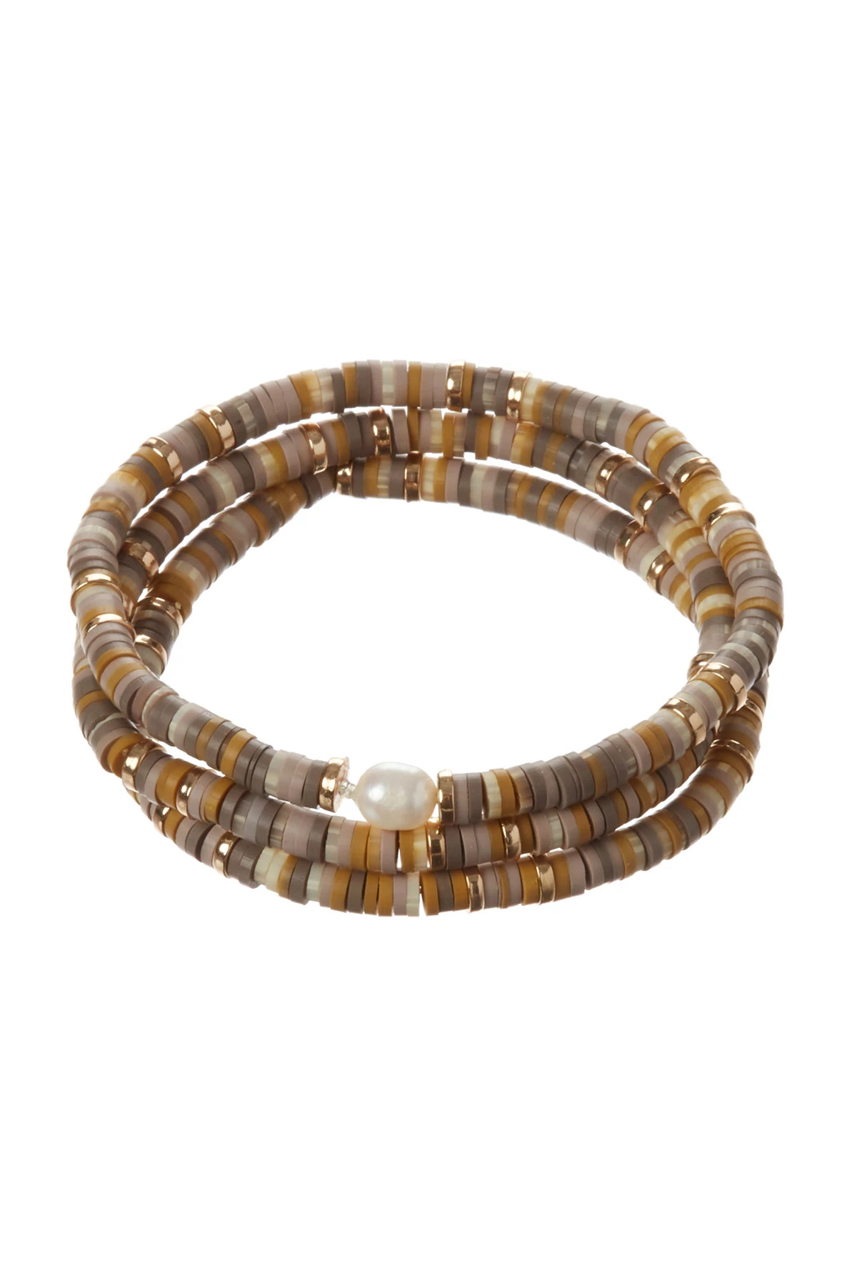 NATURAL Pearl 3-Piece Bracelet Set image number 1