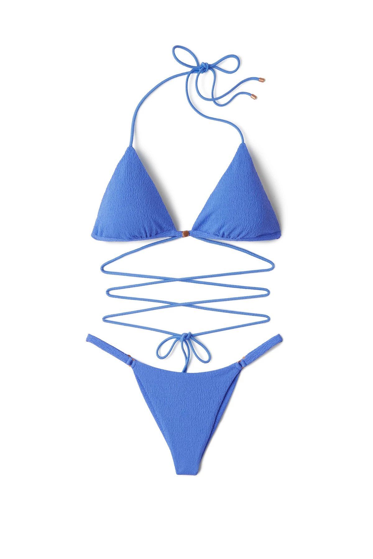 PERIWINKLE Firenze Eva Wrap Triangle Bikini Top image number 4