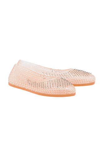 NUDE Iro Swarovski Jelly Flats