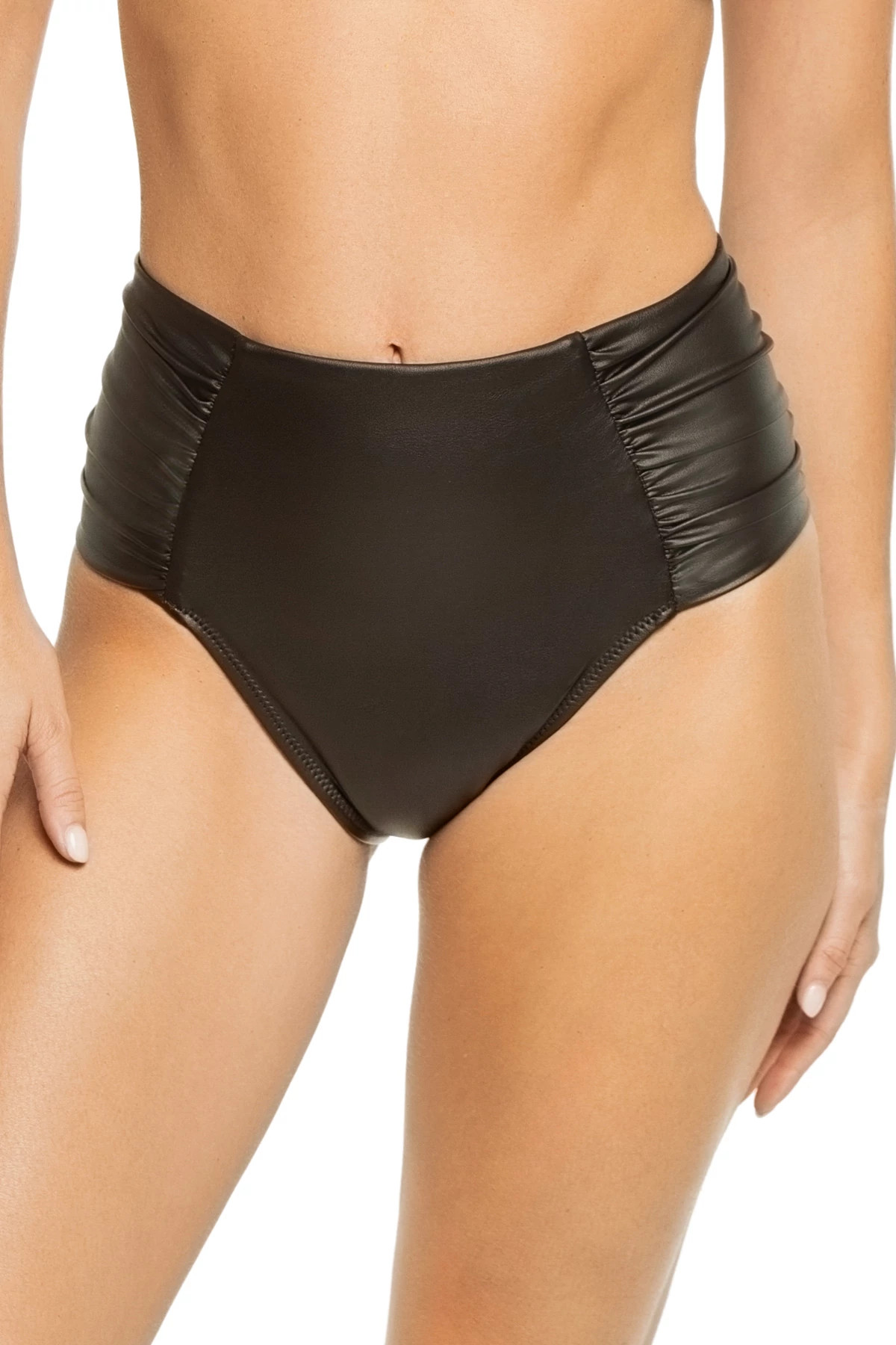 BLACK Vanessa High Waist Bikini Bottom image number 1