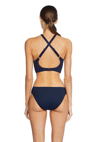 NAVY Amy Banded Triangle Bikini Top