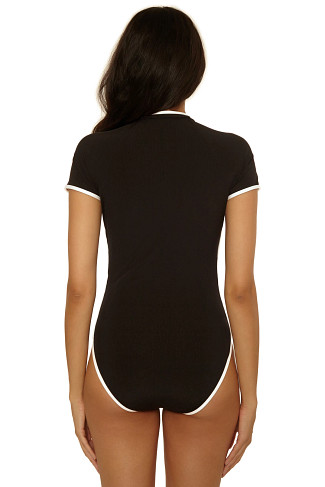 BLACK Triumph Ribbed One Piece Swimsuit