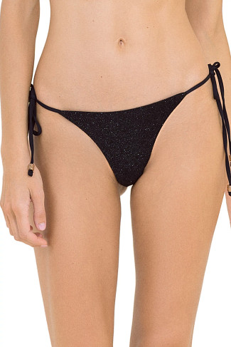 BLACK TULIP Micro Knot Reversible Tie Side Brazilian Bikini Bottom