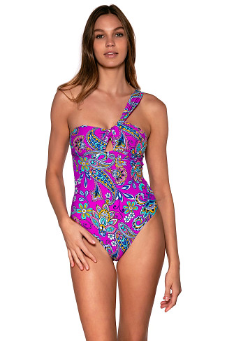 MARRAKESH Ginger Asymmetrical One Piece Swimsuit