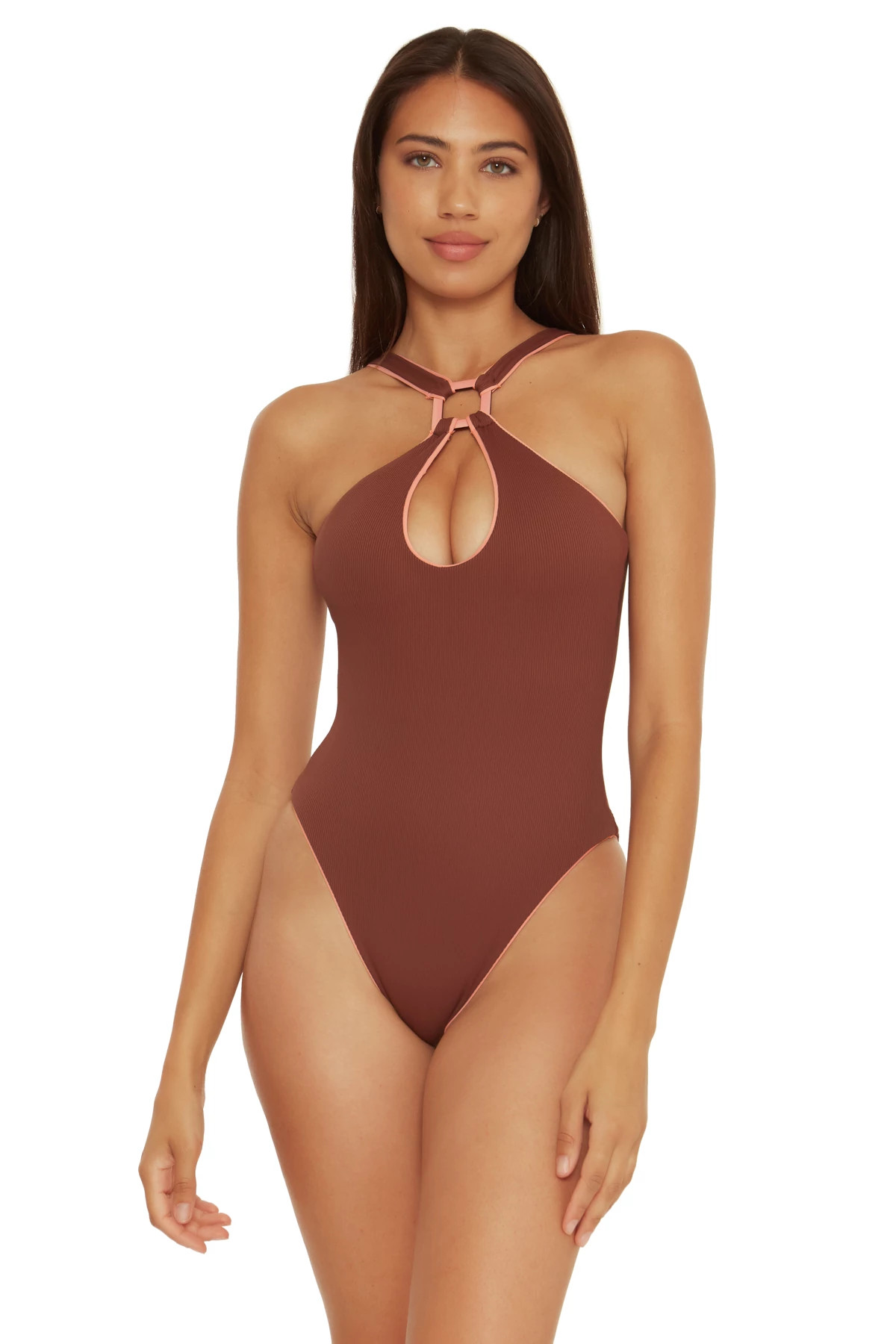 COCONUT Mikayla High Neck One Piece Swimsuit image number 1