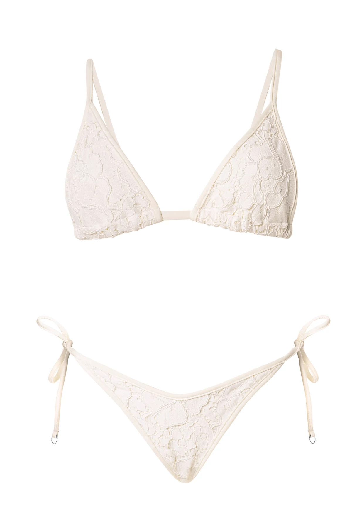 LIGHT BEIGE Dreamscape Brazilian Bikini Bottom image number 3