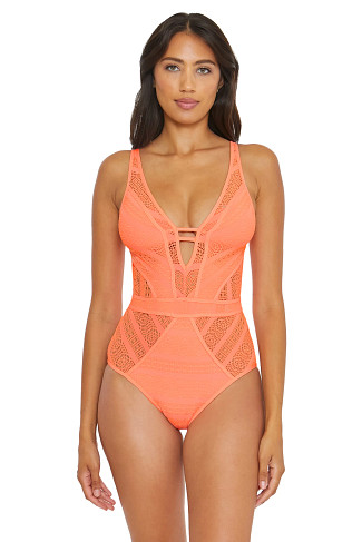 NECTAR Show & Tell Plunge One Piece Swimsuit