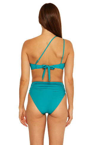CERAMIC Asymmetrical Bandeau Bikini Top
