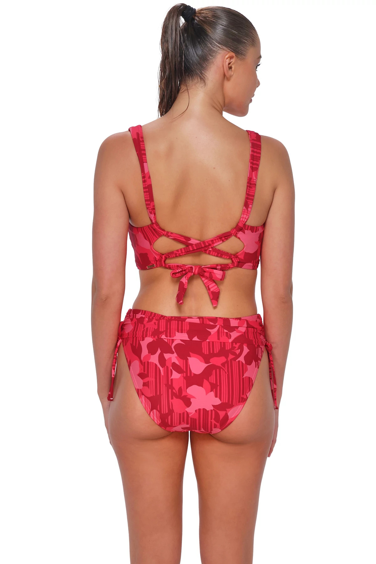 RAMBLING ROSE Elsie Underwire Bikini Top (D+ Cup) image number 2