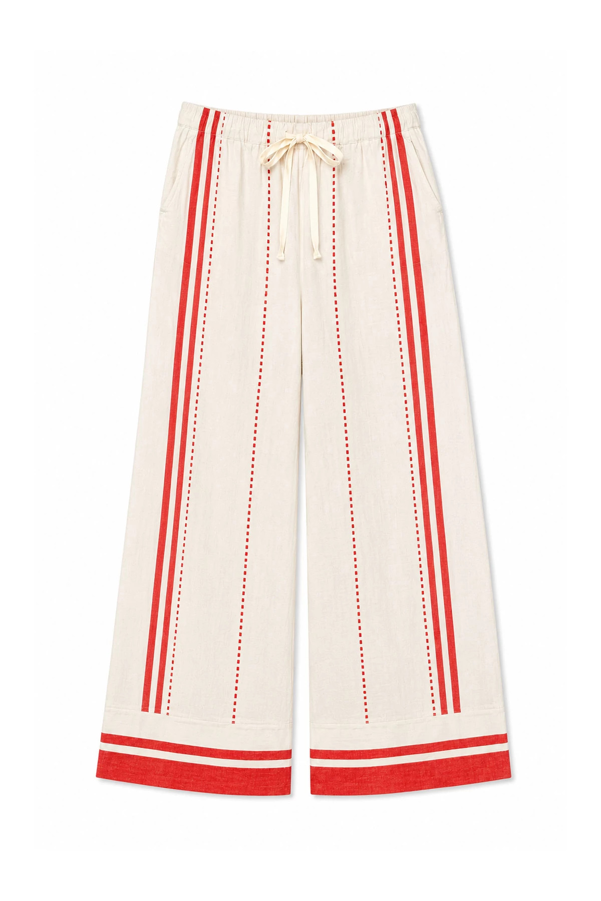 ESHE RED Desta Wide Leg Pants image number 6