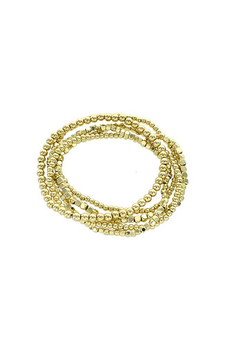 GOLD Stacked Bracelet Set