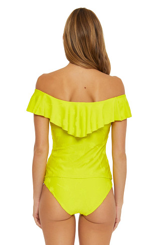 LEMONGRASS Sway Off Shoulder Bandeau Tankini Top
