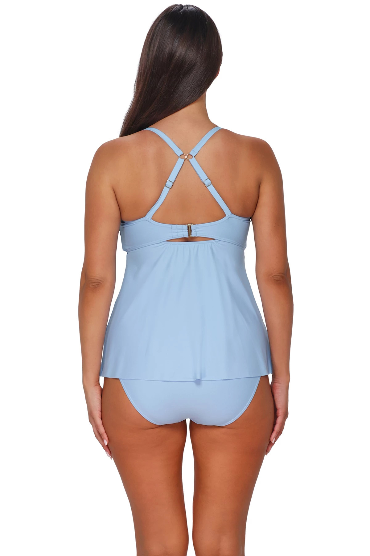 BLUE WHISPER Tori Tankini Top image number 2