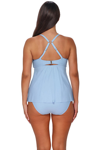 BLUE WHISPER Tori Tankini Top