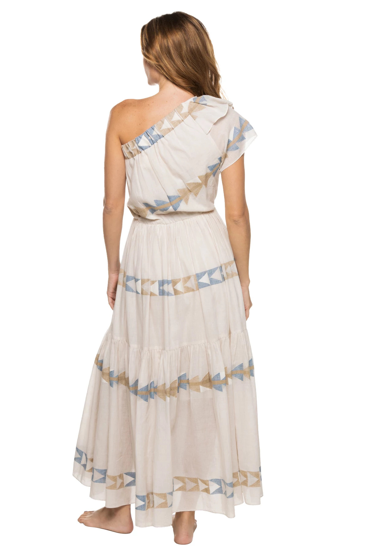 GRECIAN JAMDANI Paros Maxi Dress image number 2