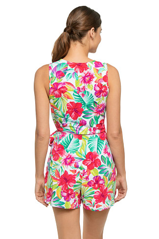 WHITE Island Cays Fiesta Romper