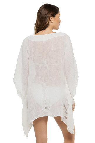 WHITE Giverny Short Caftan