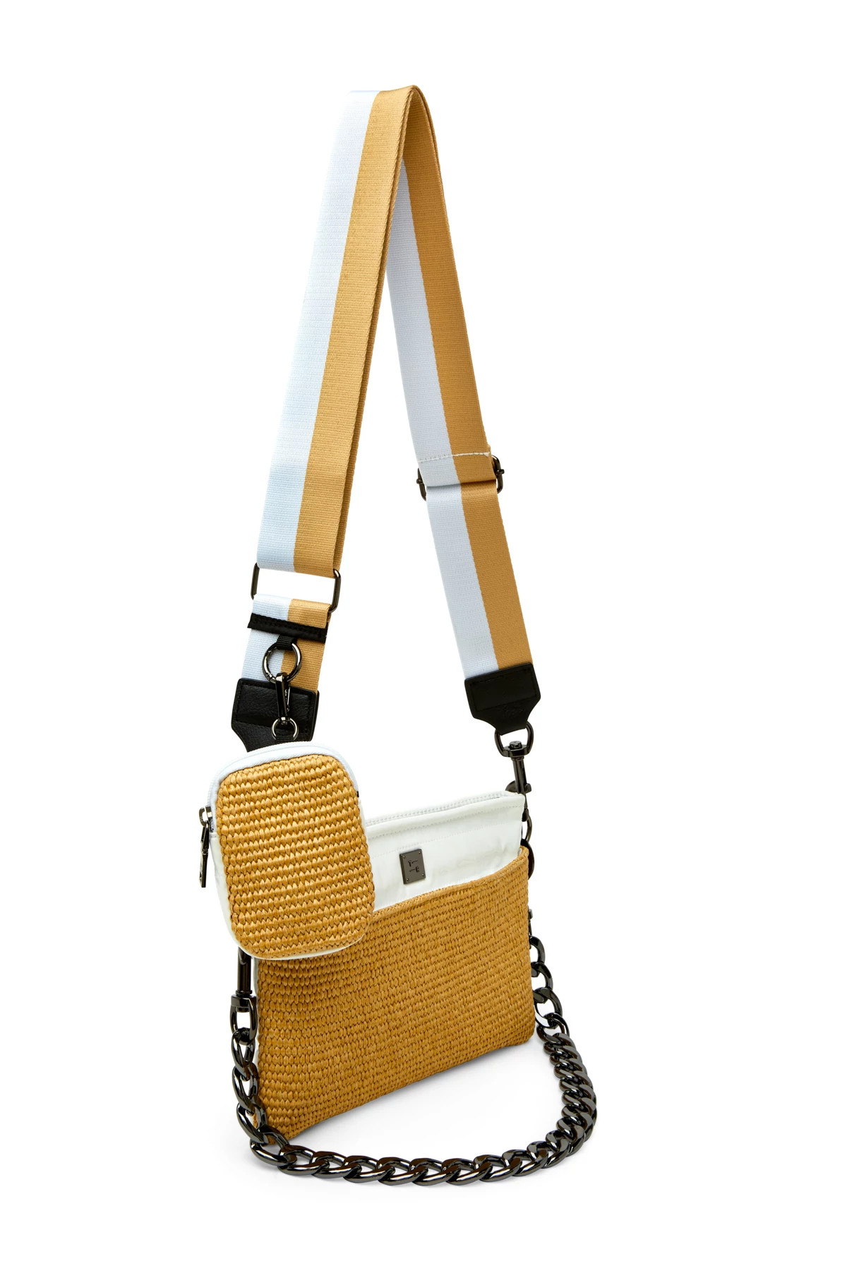 WHITE/DUNE WEB Downtown Crossbody Bag image number 5