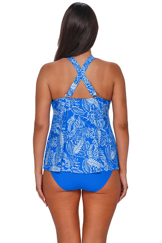 CANOPY Sadie Keyhole Crossback Tankini Top