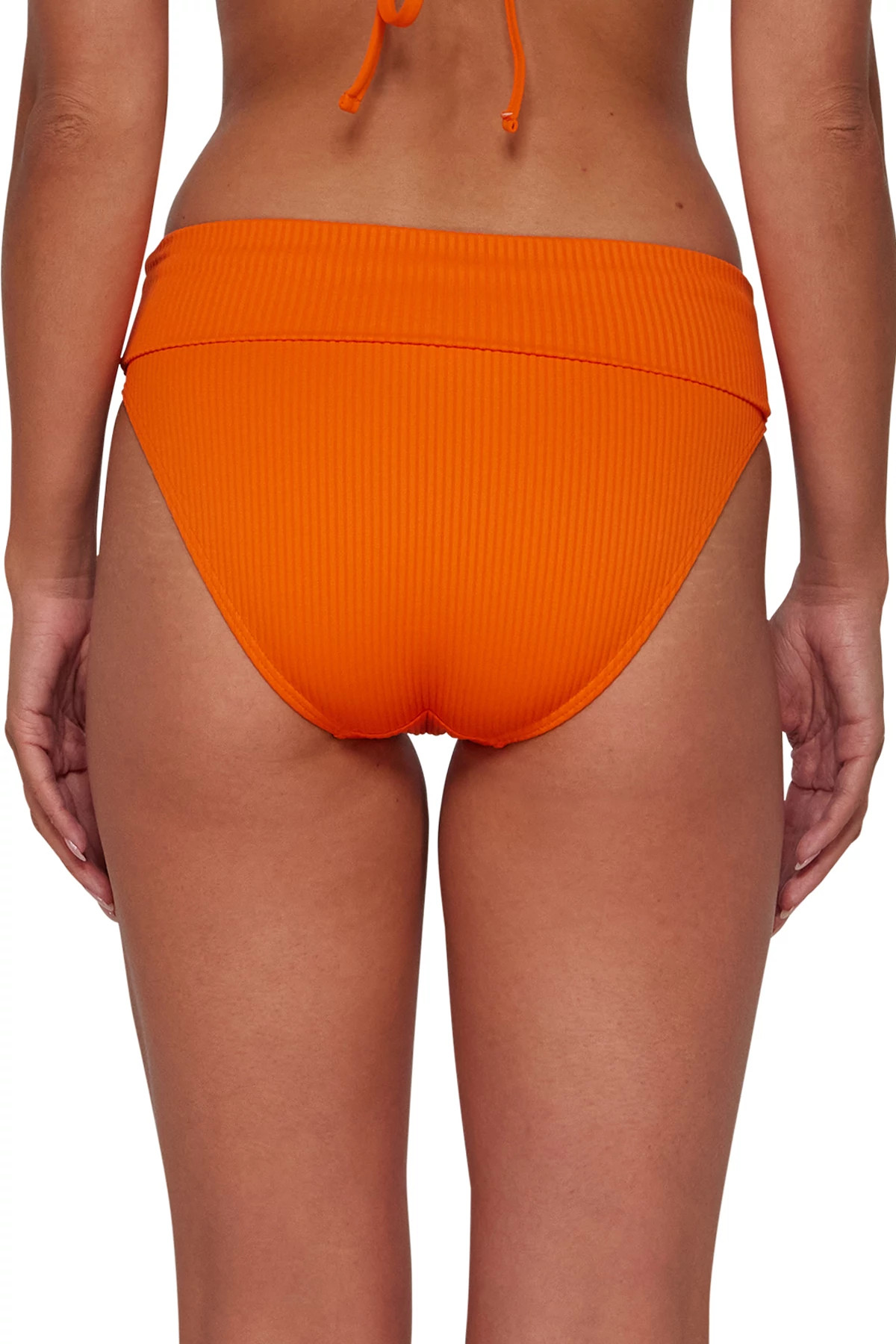 KUMQUAT SANDBAR RIB Hannah High Waist Bikini Bottom image number 3