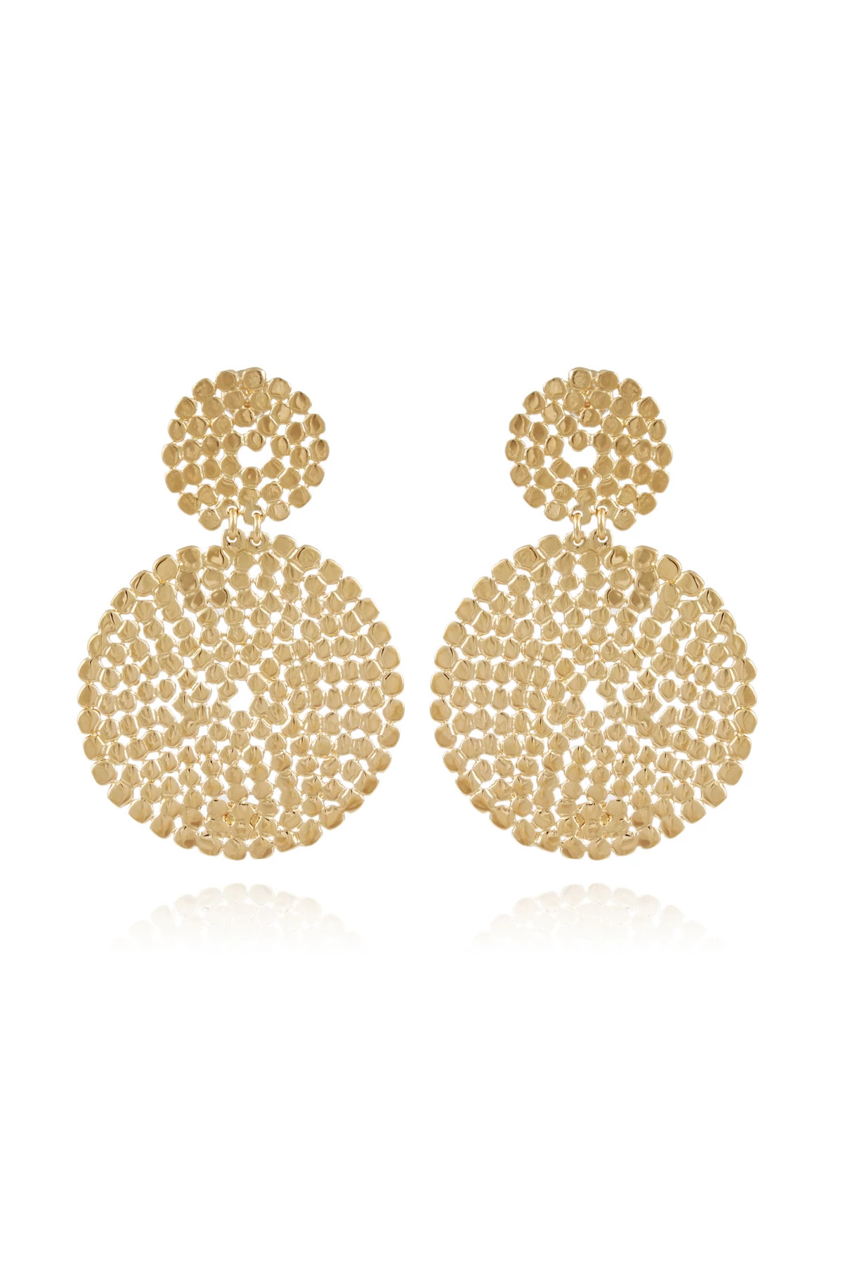 GOLD Onde Lucky Earrings image number 1