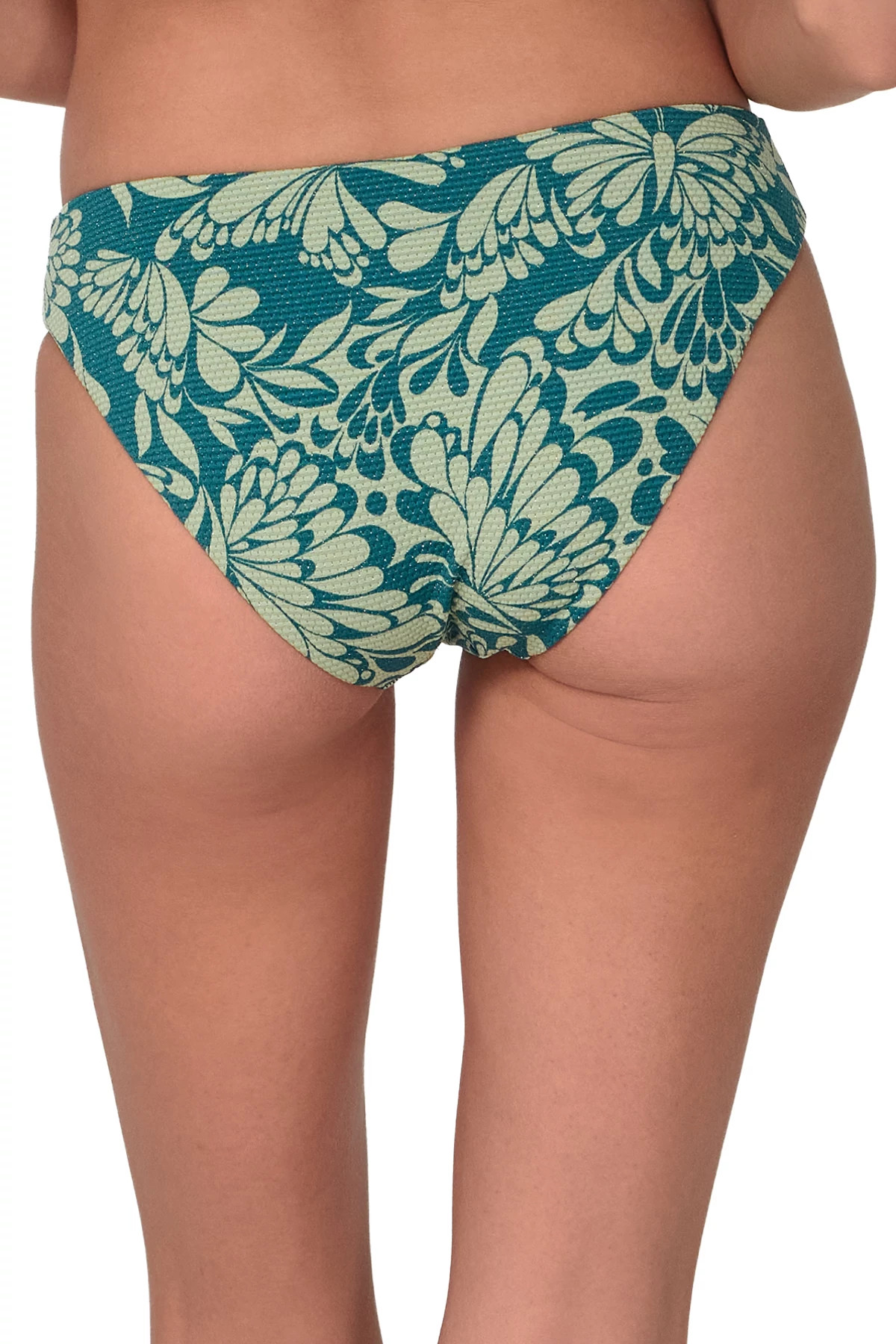 FLUTTER LUREX Chloe Low Rise Hipster Bikini Bottom image number 2