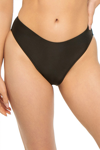 BLACK Gianna Basic Hipster Bikini Bottom
